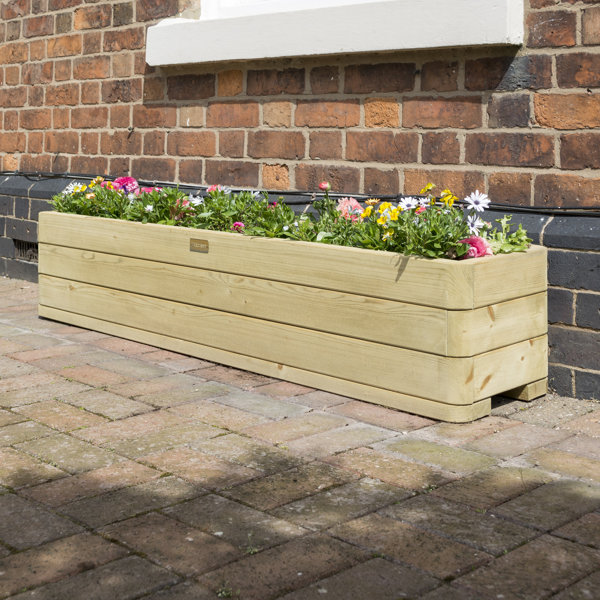 Freeport Park Larry Wooden Planter Box & Reviews | Wayfair.co.uk